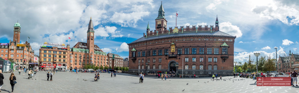 Copenhagen. City Hall Square Rådhuspladsen